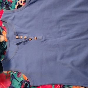 Uincloset Women's Basic Henley Tank (XL)